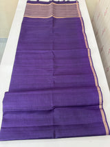 Tussar mix Semi silk saree with small zari borders MSS8924