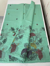 Malai chanderi saree with thread work MSM4567