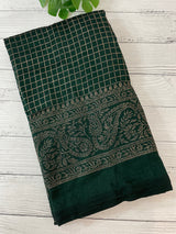 Chiffon saree with foil prints - MS7611