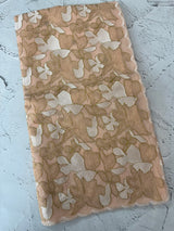 Jute Linen saree with thread work MSH206 - Peach