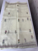 Tissue Organza saree with kanta embriodery MS15600