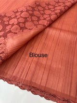Cutwork Semi tussar saree MTSS845