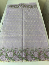 Phulkari NetKota embroidery saree - MPKS905 Lavender