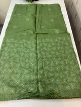Soft kota checks saree with embroidery SDJCS21