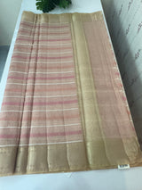 Tissue silk saree MTTS78 - PeachPink