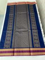 Kanchi Silk cotton saree with zari weaving - MSK897