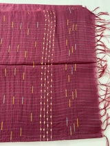 Blended tussar saree with thread work MTS5444