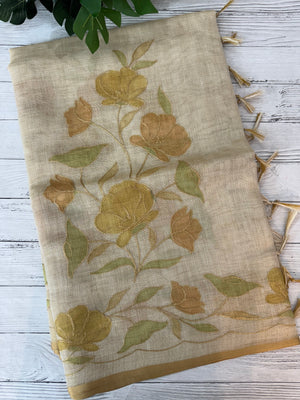Tissue linen saree MS88651 (4)