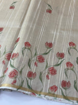 Jute tissue saree MS9932