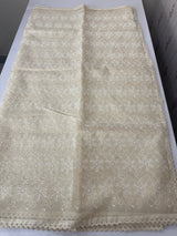 Phulkari NetKota Embroidery saree - MS6009(1) Offwhite