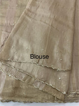 Fancy Chanderi silk saree with blouse MFC217
