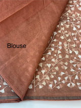 Supernet embriodery saree SSPNHRS