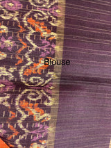 Semi silk saree with zari weaving  MSG6161