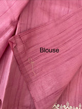 Cutwork Semi tussar saree MTSS674 DarkOnion
