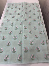 Netkota embriodery saree MS1496 PastelBlue