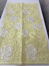 Soft Kota Chanderi saree with applique work MSH223