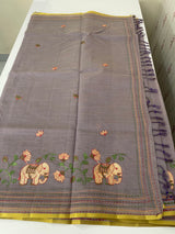 Cotton silk Saree with embroidery MSJ7666