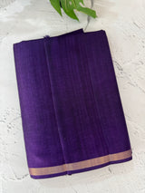 Tussar mix Semi silk saree with small zari borders MSS8924