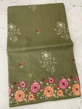 Silky kota embroidery saree MSK4333