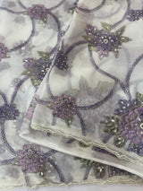 Handworked chiffon Organza saree MCS4534