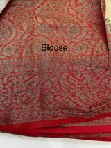 Semi silk saree with blouse MBS7855