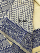 Semi silk saree with embroidery MSS456