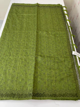 Cutwork Blended Jute - tussar saree MTS9079