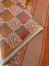 Tissue Silk embriodery saree MS49892
