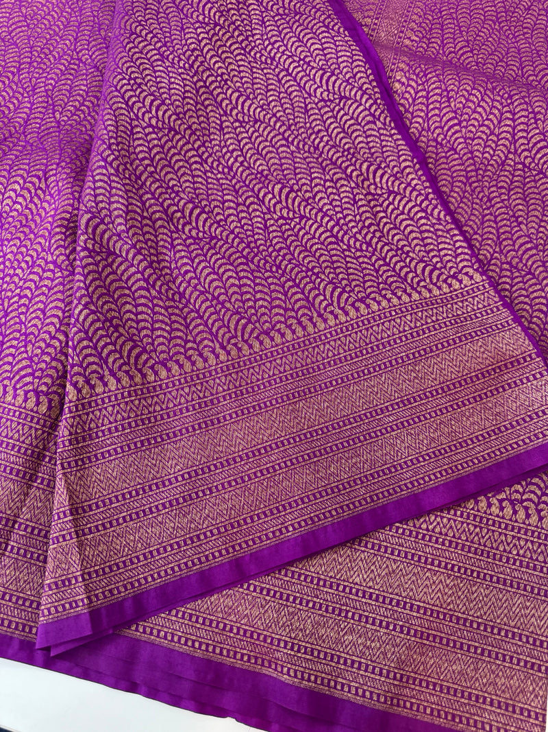 Banarasi semi katan saree SMBNIRY- Vadamalli