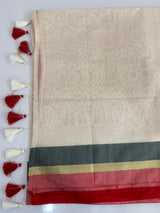 Onam special Semi silk saree with blouse- MSF567 (2)