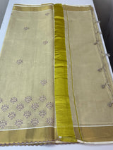 Kerala tissue cotton saree- MSK101- Lavender