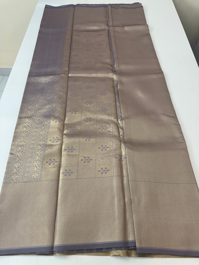 Pastel brocade semi silk sarees MS67443