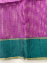 Semi silk saree with zari weaving  MSG6161