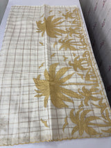 Check Mul chanderi saree with applique work MSH157