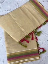 Kerala Golden tissue saree