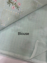 Netkota embriodery saree MS1496 PastelBlue