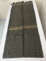 Soft mulcotton saree with zari checks MS4436