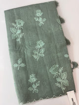 Silky kota embroidery saree 
MSK890 JadeGreen