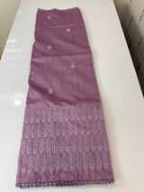 Art silk saree with embroidery SVTS26 DuskyLavender