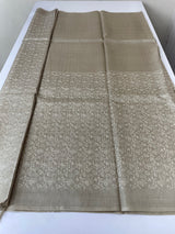Pure desi tussar silk saree with embroidery - MTSS659(1) Chiku