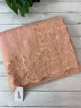 Soft kota silk saree with applique work MS85432 Peach