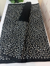 Supernet embriodery saree SSPNHRS