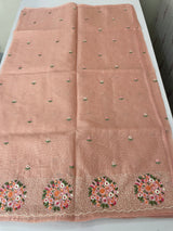 Silky kota embroidery saree MSK4333