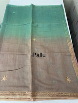 Pure Mul chanderi saree with hand chikankari work - MSM511 (7)