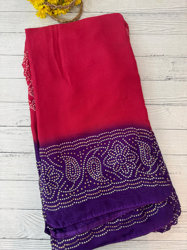 Chiffon georgette saree - MS7633