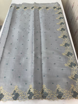 Satin finish kosa tussar saree with cutwork - MSH205