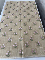 Netkota embriodery saree MS1496 Chiku
