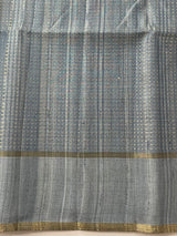 Tussar mix Semi silk saree with thread work MSS8930