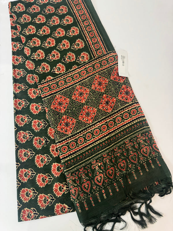 Printed soft crepe silk sarees MS5432