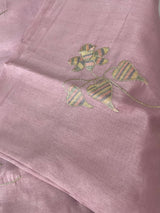 Tussar finish soft silk saree with thread embroidery MTS568